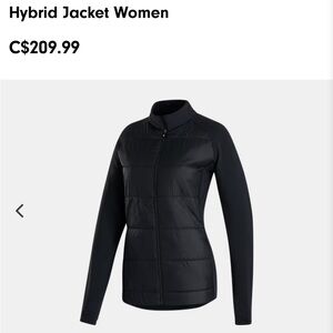 FootJoy Women’s Golf Hybrid Jacket, Black Size Large